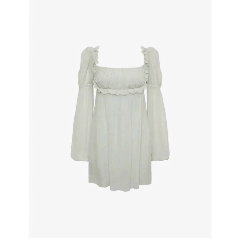NWT Rumored Only You Mini Dress in Sage - Picture 5 of 16